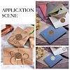 Self-Adhesive Kraft Paper Gift Tag Stickers DIY-G013-A01-6
