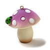 Mushroom Resin Big Pendants CRES-B013-A02-2