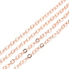 3.28 Feet Brass Cable Chains X-CHC-T008-06B-RG-1