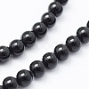 Natural Black Onyx Beads Strands G-E469-08-4mm-2