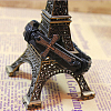 Adjustable Cross with Word Iron Braided Leather Cord Bracelets BJEW-P0001-02B-3