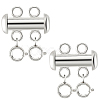 925 Sterling Silver Slide Lock Clasps FIND-AB00049-1