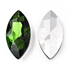 Pointed Back Glass Rhinestone Cabochons RGLA-T083-13x27mm-20-2