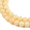 Natural Yellow Calcite Beads Strands G-C251-A01-10mm-4