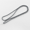 Painted Glass Bead Strands DGLA-S071-8mm-10-2