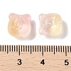 Transparent Spray Paint Glass Beads GLAA-Z011-01H-3