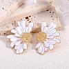 Vintage Flower Stud Earrings for Women JE1095E-4