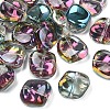20Pcs Electroplate Glass Beads EGLA-YW0005-15F-1