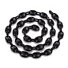 Handmade Opaque Acrylic Coffee Bean Chains CHAC-ZX0001-01D-2