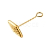 304 Stainless Steel Pendants STAS-R159-62G-2