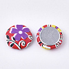 Imitation Leather Cabochons WOVE-S118-17C-2