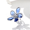 Alloy & Rhinestone/Synthetic Quartz Cuff Rings FS-WGD97BC-08-1