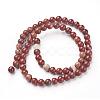 Natural Red Jasper Beads Strands G-F348-02-6mm-2