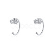 999 Fine Silver Stud Earrings FS-WG1D9DE-18-1