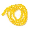Transparent Electroplate Glass Beads Strands EGLA-A039-T2mm-A22-2