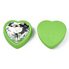 Rubberized Style Acrylic Rhinestone Cabochons X-MACR-T042-01B-3