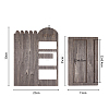 Wooden Jewelry Display Tower with Tray EDIS-WH0030-22-2