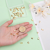40Pcs 2 Styles Brass Slide Charms/Slider Beads KK-CA0002-08-3