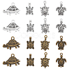 SUNNYCLUE 80Pcs 8 Style Tibetan Style Alloy Pendants FIND-SC0007-31-1