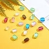 48Pcs 8 Colors Synthetic Moonstone Beads Strands G-SZ0001-05-3