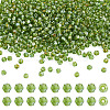 Picasso Baking Paint Glass Seed Beads SEED-TA0001-62E-1