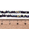 AB Color Plated Transparent Glass Rondelle Beads Strands EGLA-T029-2mm-10U-4