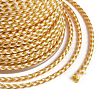 11M Polyester Braided Cord with Cotton Core & Metallic Thread OCOR-Z006-01-07-3