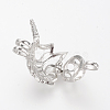 Alloy Diffuser Locket Pendants PALLOY-S062-22-4