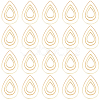 Brass Linking Rings KK-SC0001-23G-1