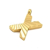 Ion Plating(IP) 304 Stainless Steel Charms STAS-G345-01G-X-2