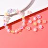 60pcs 6 Colors Transparent Acrylic Beads TACR-CC0001-01-6