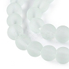 Baking Paint Transparent Glass Bead Strands GLAA-S031-6mm-29-3