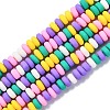 Handmade Polymer Clay Beads Strands X-CLAY-N008-008L-2