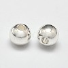 Rack Plating Brass Round Spacer Beads X-KK-I598-03S-RS-1