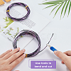 Textured Round Aluminum Craft Wire AW-BC0003-21C-6