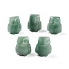 Natural Green Aventurine Owl Display Decorations G-N345-04D-1