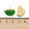 Brass Stud Earrings KK-F358-01G-3