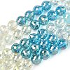Electroplate Glass Beads Strands EGLA-D300-06-8mm-14-2
