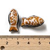 Handmade Printed Porcelain Beads PORC-E015-17C-3