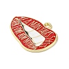 Alloy Enamel Pendants ENAM-C022-02C-G-2