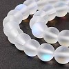 Synthetic Moonstone Beads Strands G-E573-01B-08-5