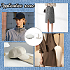 36Pcs Flat Round Cloth Cap Nail Buttons BUTT-CY0001-34B-5