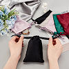 Nbeads 20Pcs 5 Colors Rectangle Velvet Packing Pouches TP-NB0001-51-3