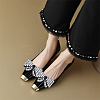 2Pcs Acrylic Rhinestone & Polyester & Iron Shoe Decorations DIY-WR0004-11-6