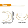 Brass Linking Rings KK-BC0009-09-2