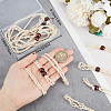 6Pcs Adjustable Waxed Cord Macrame Pouch Empty Stone Holder Necklace Making NJEW-BBC0001-08A-3