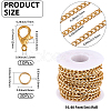 1Roll Aluminium Curb Chains CHA-BM0001-05G-2