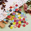 120Pcs 12 Colors Golden Plated Alloy Charms ENAM-SZ0001-64J-3