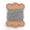 Tarnish Resistant 304 Stainless Steel Cable Chains CHS-L017-12A-5