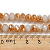 Electroplate Glass Beads Strands GLAA-K027-FR-A-M-4